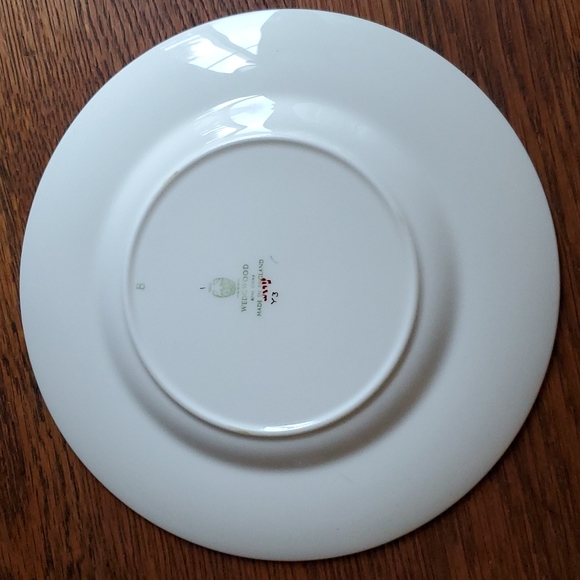 Vintage Wedgewood Florentine Turquoise Rim Fruit Center& White Body - Picture 6 of 7